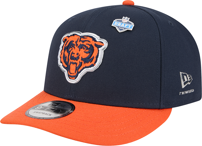 Chicago Bears New Era Navy 2026 NFL Draft 9FIFTY Snapback Adjustable Hat