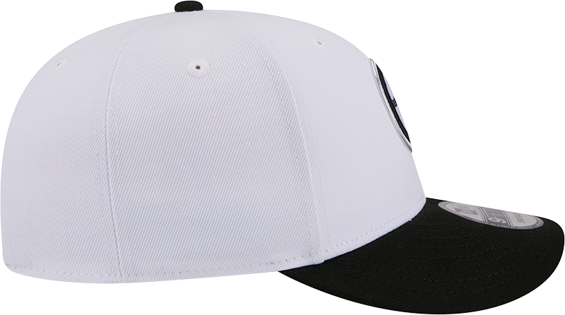 Pittsburgh Steelers New Era White/Black 2026 NFL Draft 9FIFTY Snapback Adjustable Hat