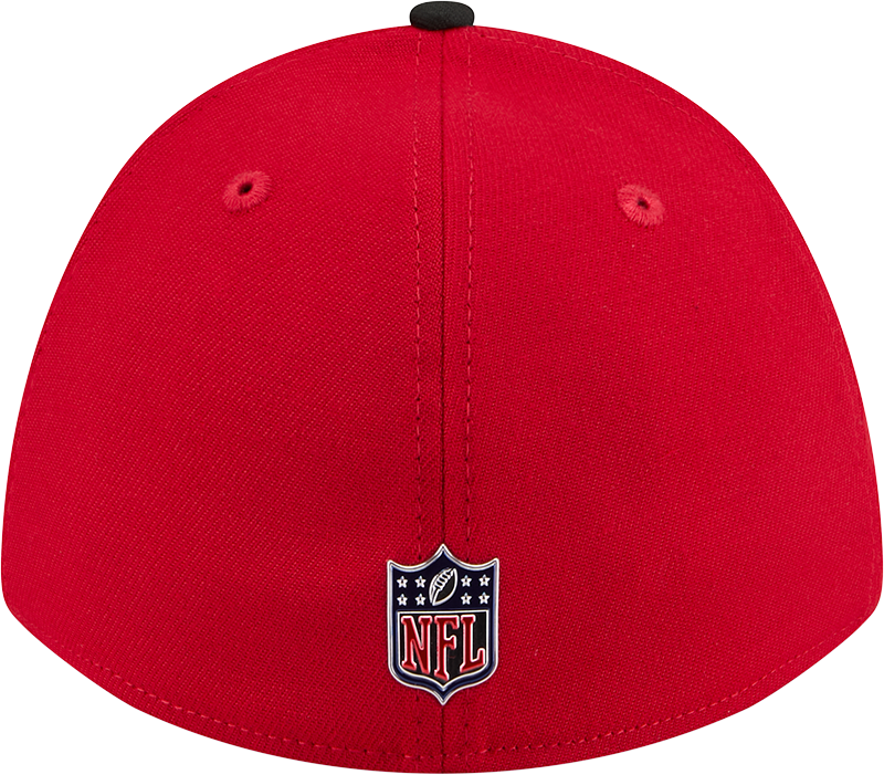 San Francisco 49ers New Era Red/Black 2026 NFL Draft 39THIRTY M-Crown Flex Hat