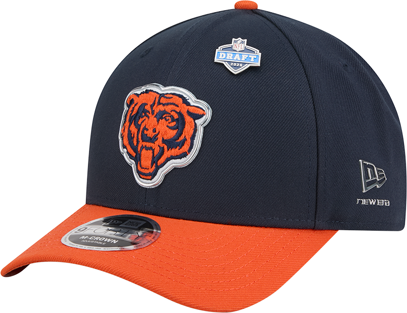 Chicago Bears New Era Navy 2026 NFL Draft 9FORTY M-Crown Snapback Adjustable Hat