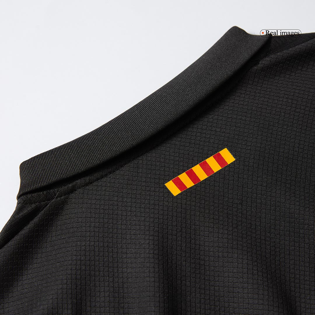 Kids Barcelona Custom Away Football Kits 2024/25 - Spotify Logo Without Text