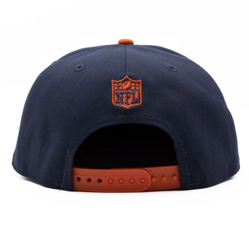 Chicago Bears New Era 2 Tone Navy Orange Monsters Of The Midway Adjustable Snapback Hat
