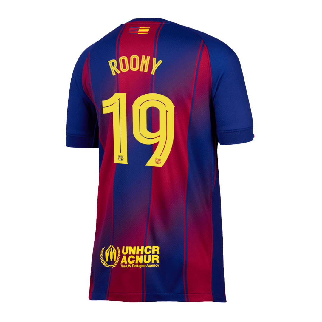 ROONY #19 Barcelona Home Football Shirt 2025/26—UCL