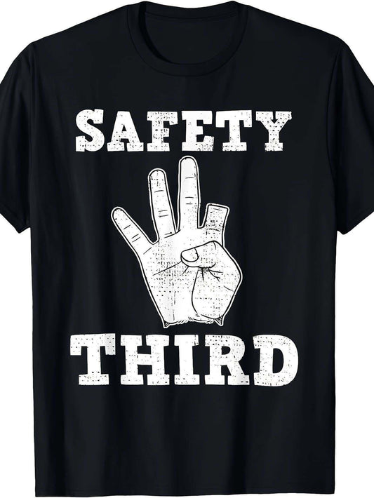 Funny Missing Finger Third Fireworks July 4Th Joke T-Shirt - 100%
