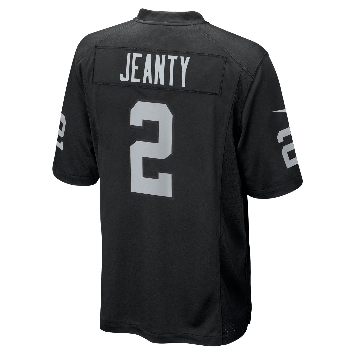 Men's Ashton Jeanty Las Vegas Raiders Nike Black Replica Game Jersey