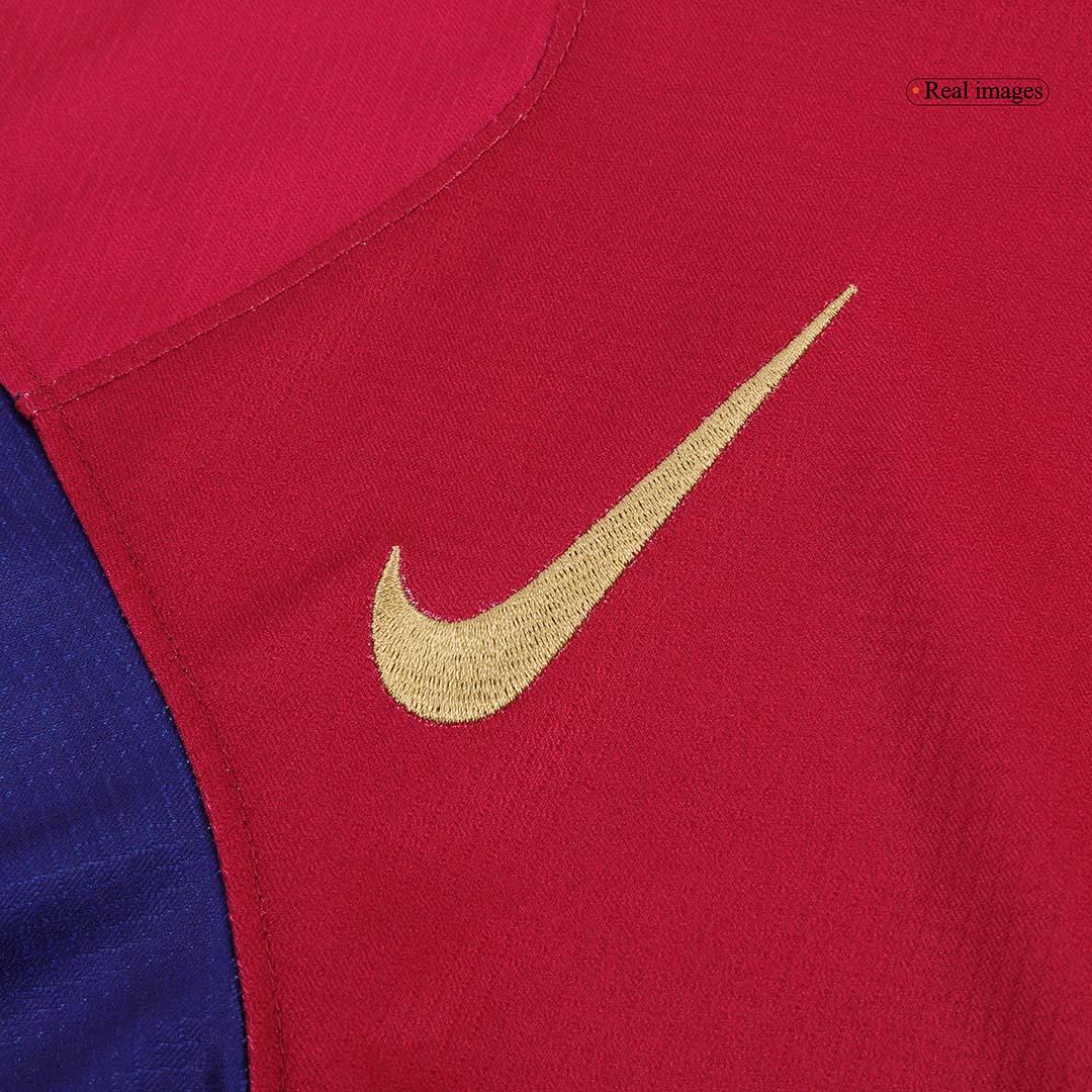 F.DE JONG #21 Barcelona Home Football Shirt 2024/25 - Spotify Logo Without Text