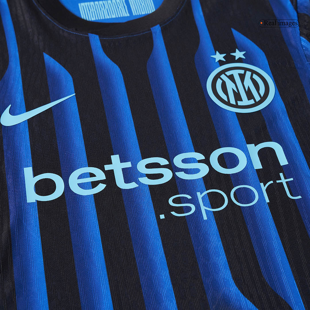 Player Version DUMFRIES #2 Inter Milan Home Football Shirt 2025/26