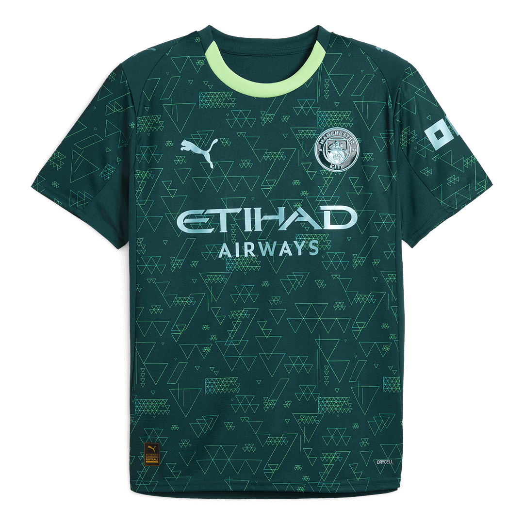 Manchester City Fourth Away Football Shirt Kit(Jersey+Shorts) 2025/26