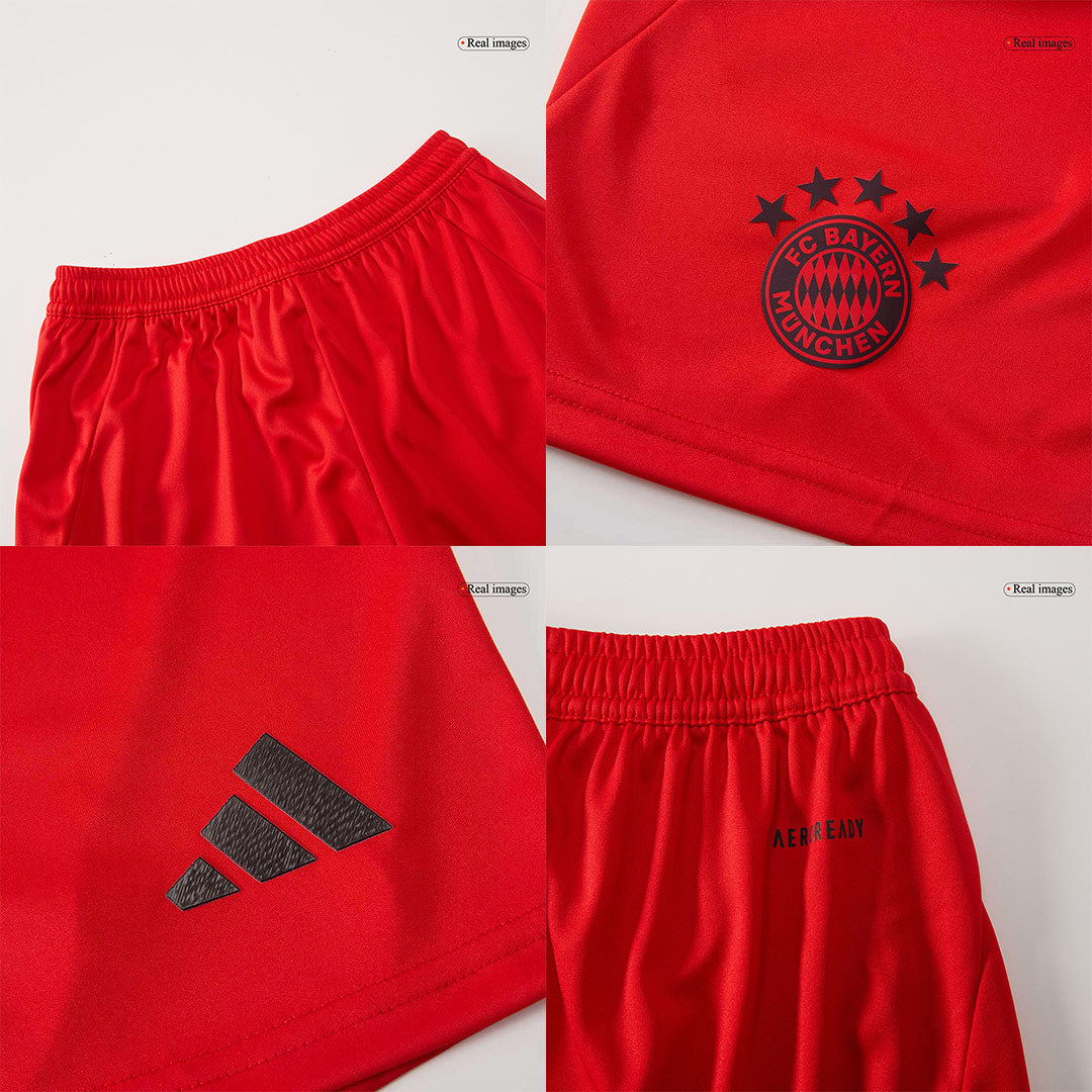 Kid's Bayern Munich Home Football Shirt Kit(Jersey+Shorts) Red
