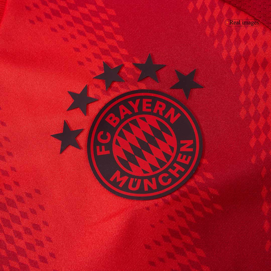 Kid's Bayern Munich Home Football Shirt Kit(Jersey+Shorts) Red