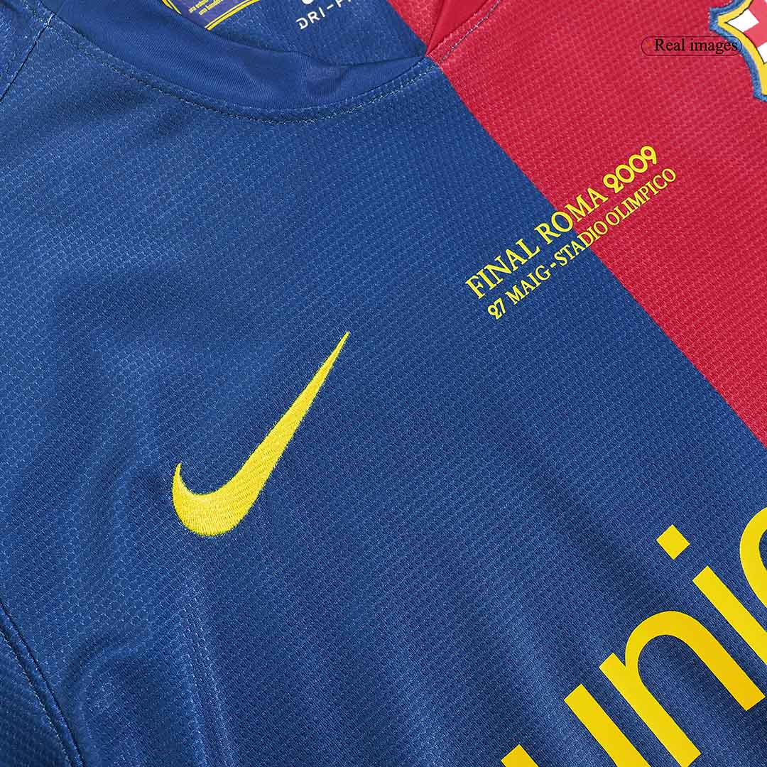 Retro 2008/09 Barcelona Home Football Shirt - UCL Final