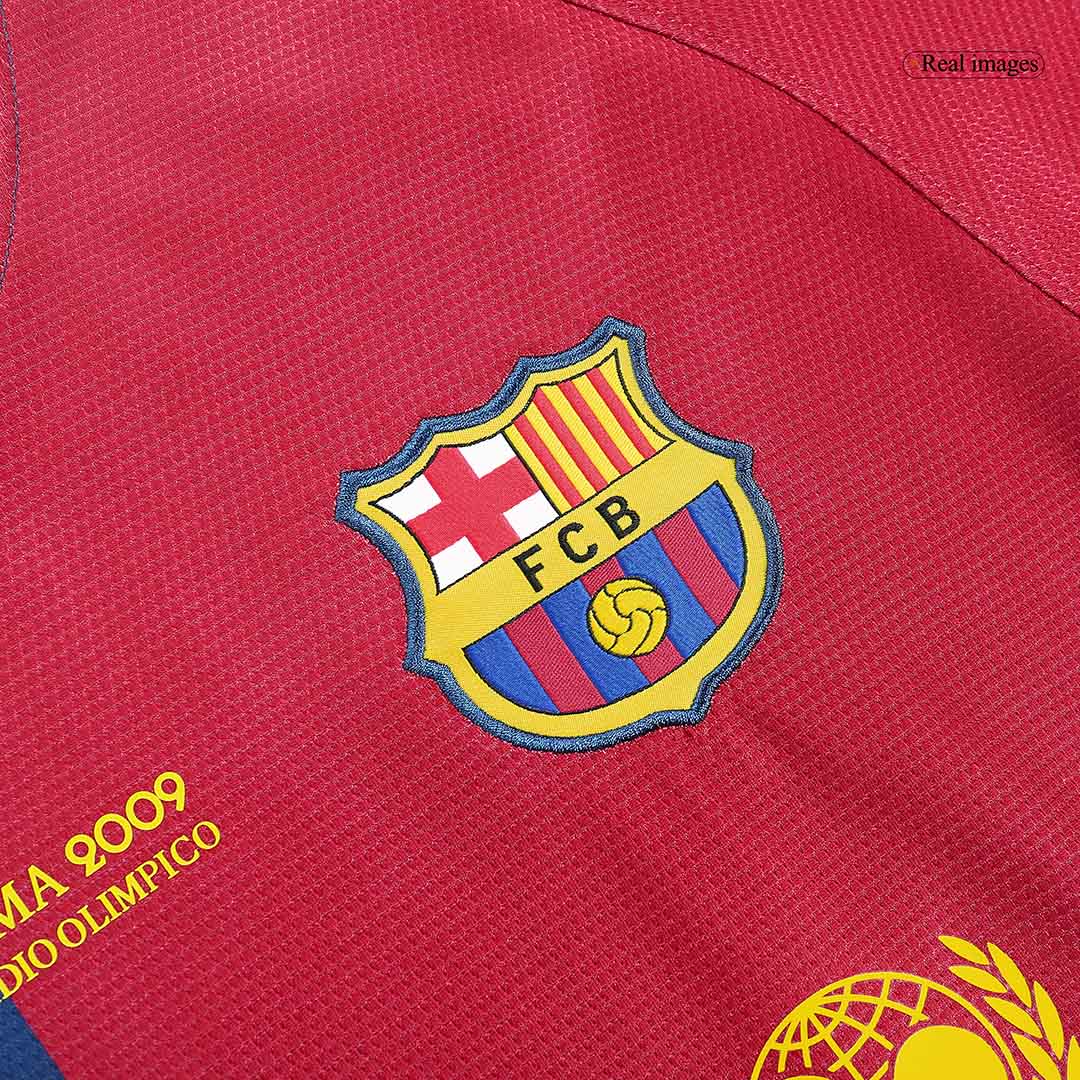 Retro 2008/09 Barcelona Home Football Shirt - UCL Final