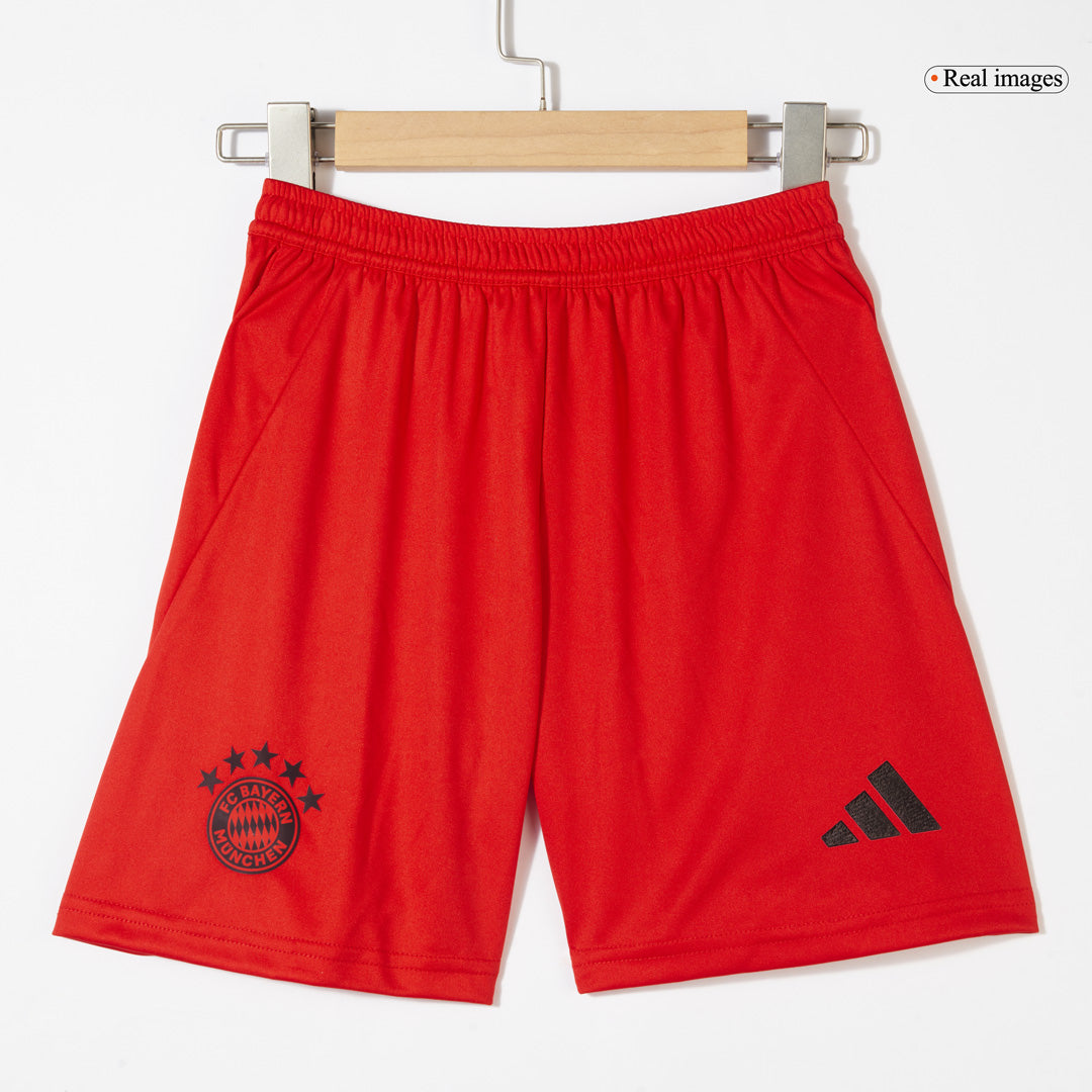 Kid's Bayern Munich Home Football Shirt Kit(Jersey+Shorts+Socks) Red