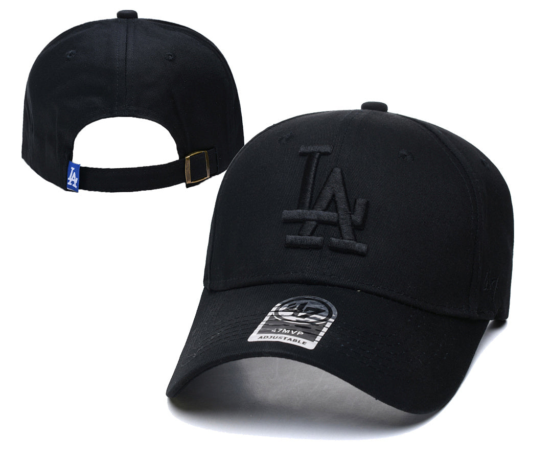 Men's Los Angeles Dodgers New Era Black 2025 National League Champions Locker Room 9SEVENTY Adjustable Hat