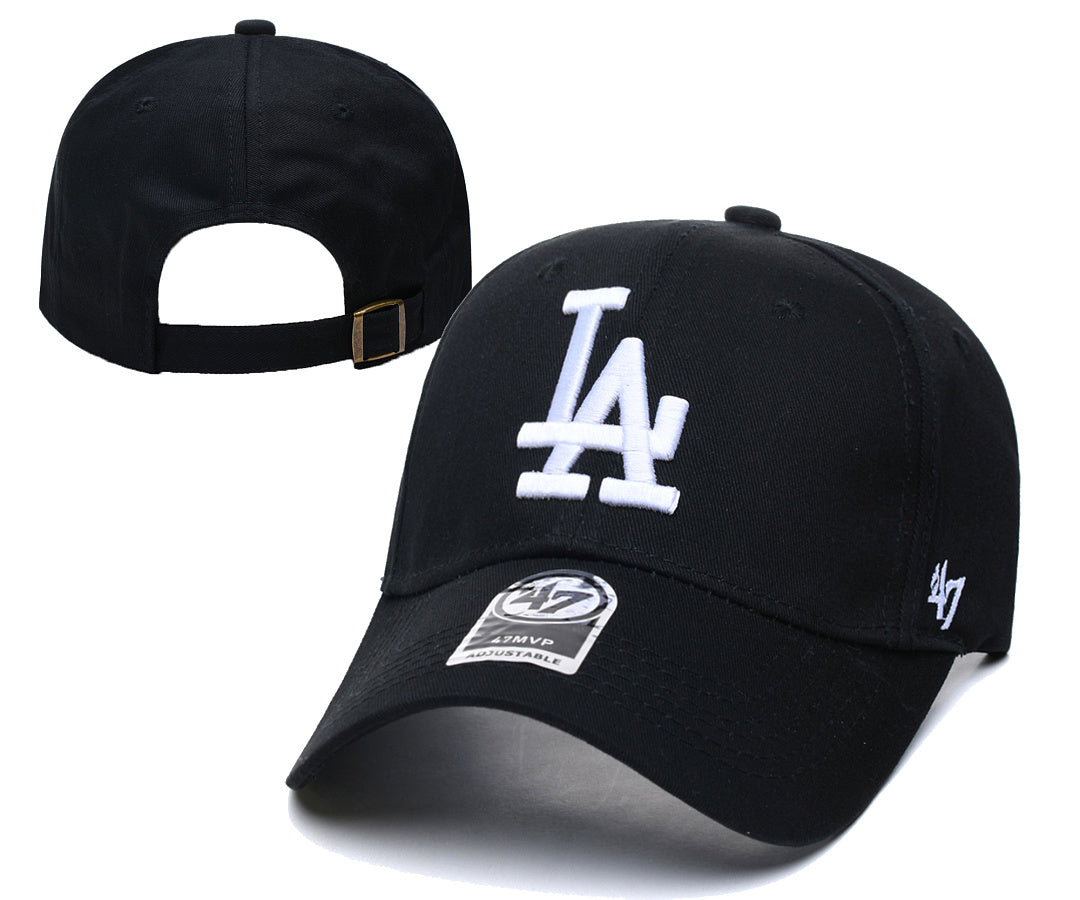 Men's Los Angeles Dodgers New Era Black 2025 National League Champions Locker Room 9SEVENTY Adjustable Hat
