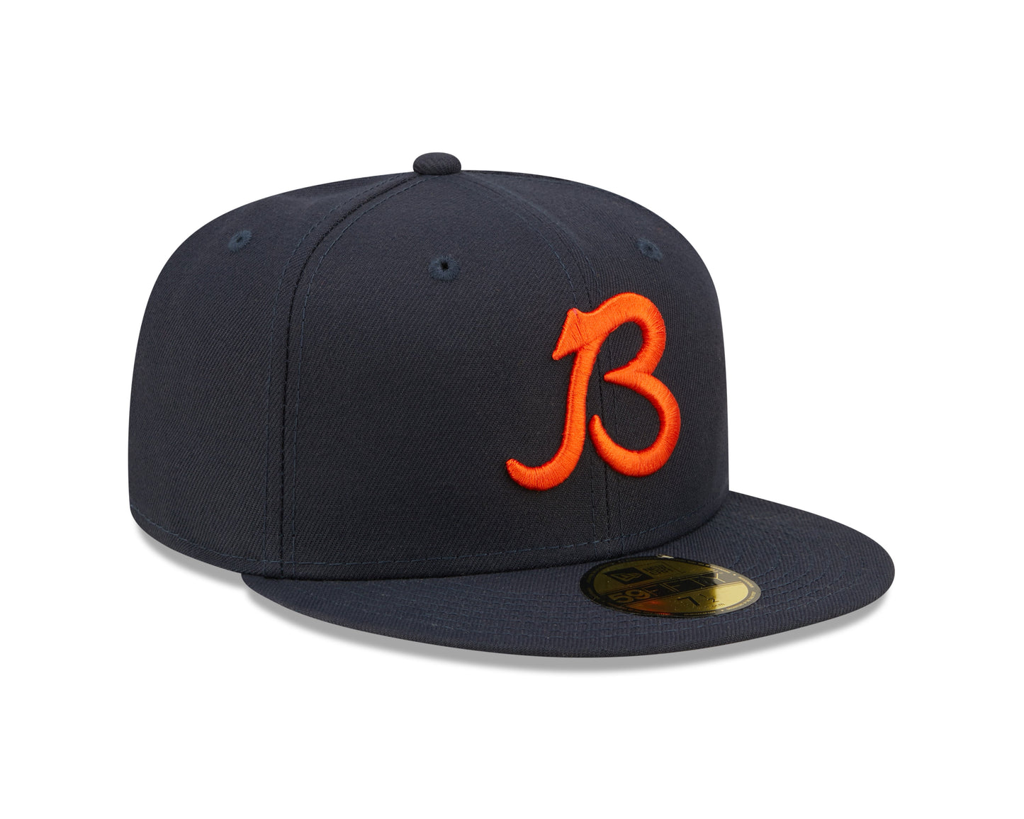 Chicago Bears "B" Logo Nightshift Navy Traditions New Era 59FIFTY Fitted Hat