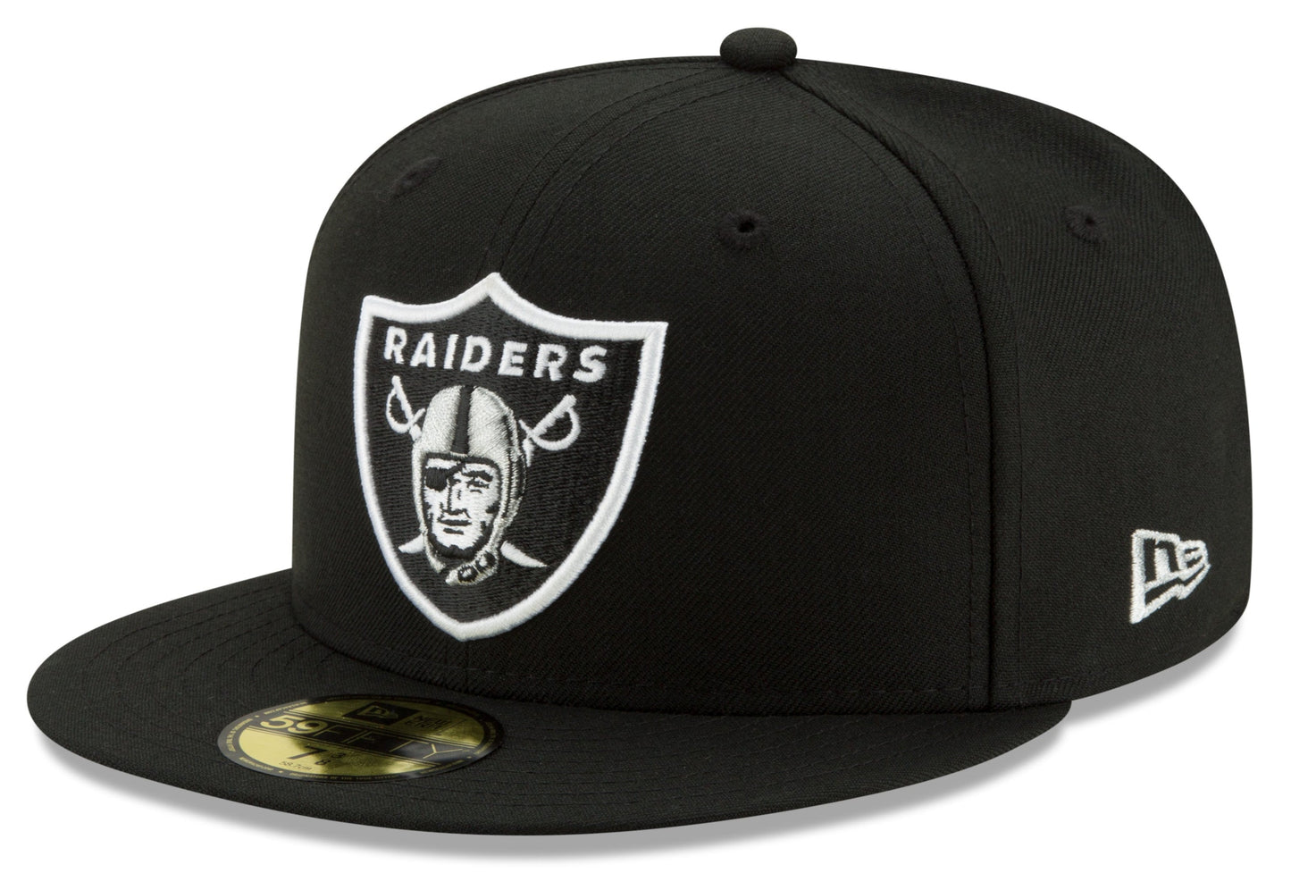 Las Vegas Raiders New Era Black Classic 59FIFTY Fitted Hat