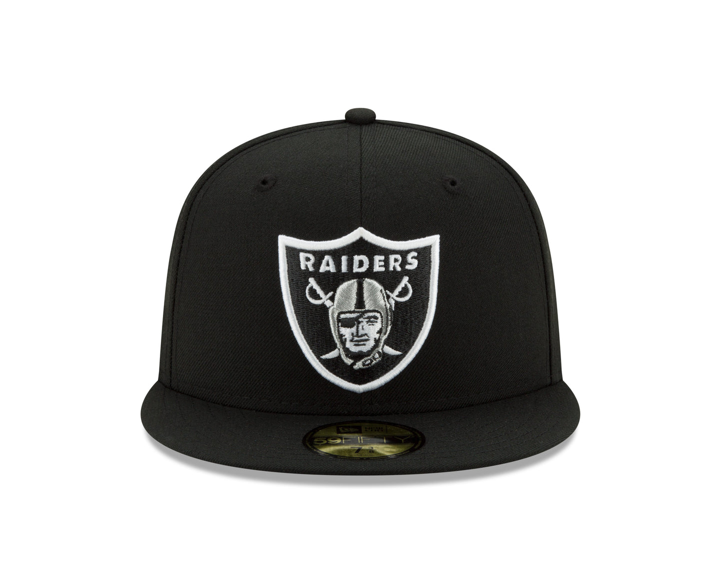 Las Vegas Raiders New Era Black Classic 59FIFTY Fitted Hat
