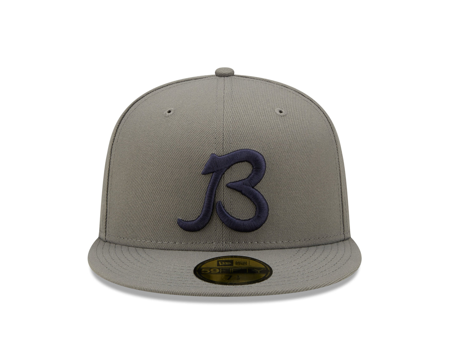 Chicago Bears "B" Logo Traditions Storm Gray New Era 59FIFTY Fitted Hat