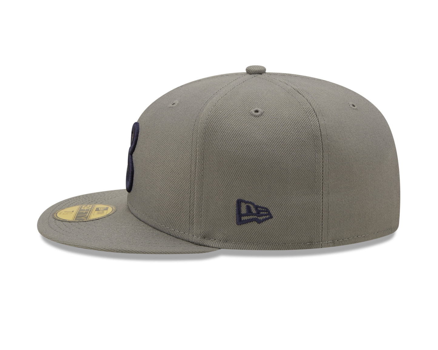 Chicago Bears "B" Logo Storm Gray New Era 59FIFTY Fitted Hat