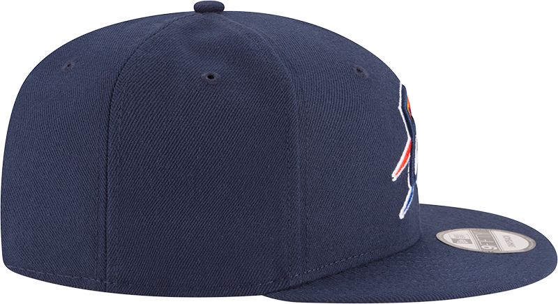Men's Oklahoma City Thunder Navy 9FIFTY Snapback Hat By New Era