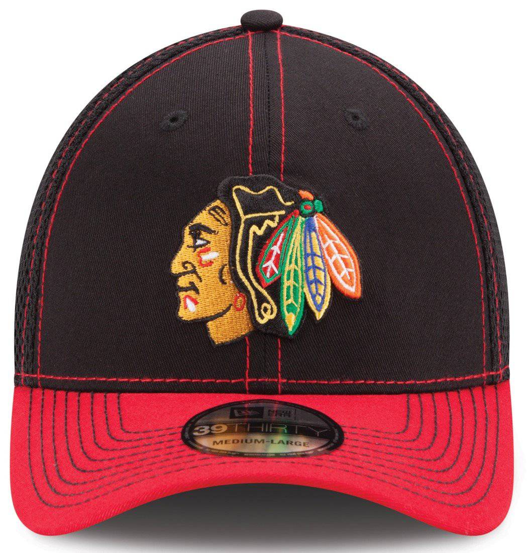 Chicago Blackhawks New Era NHL 39THIRTY Neo Fitted Hat - 2 Tone