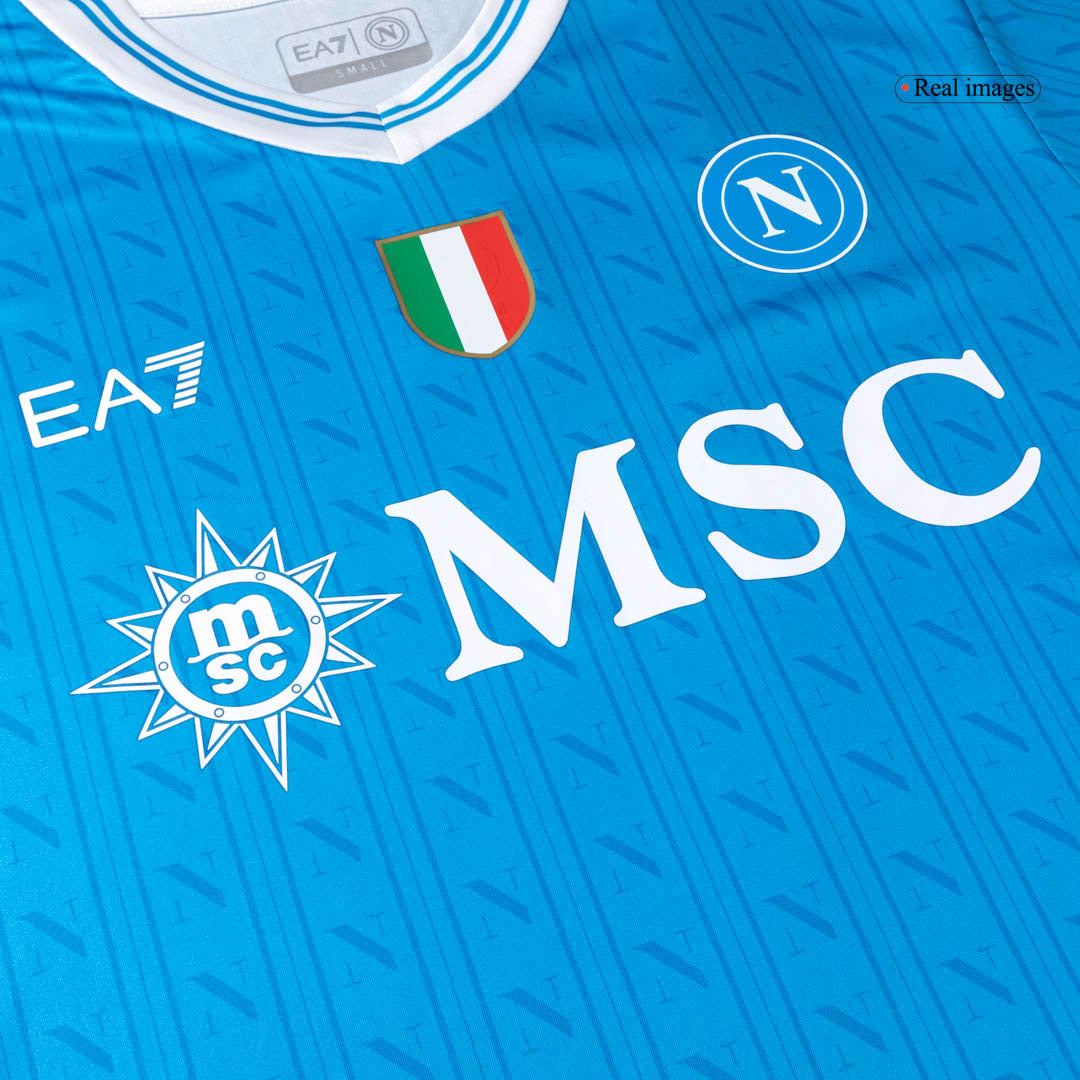 DE BRUYNE #11 Napoli Home Football Shirt 2025/26 Blue