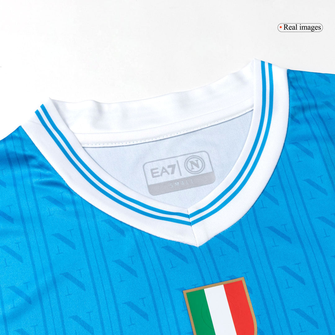 DE BRUYNE #11 Napoli Home Football Shirt 2025/26 Blue