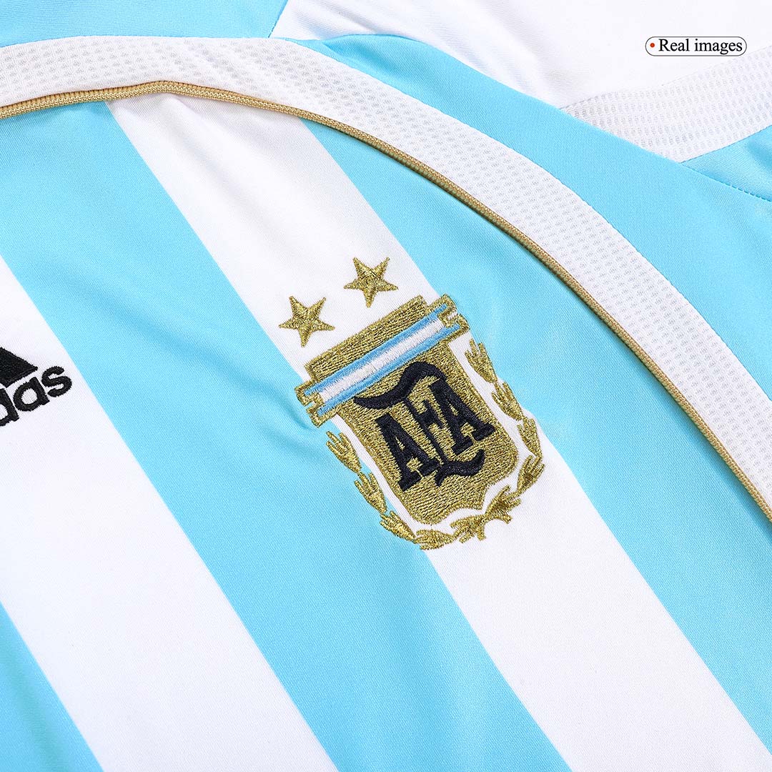 Retro MESSI #19 2006 Argentina Home Football Shirt