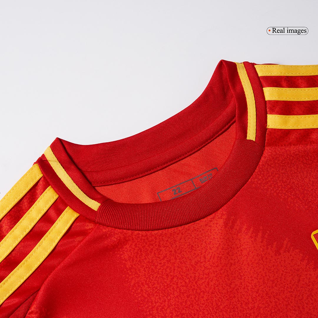 Kid's Spain Home Football Shirt Kit(Jersey+Shorts+Socks) Euro 2024