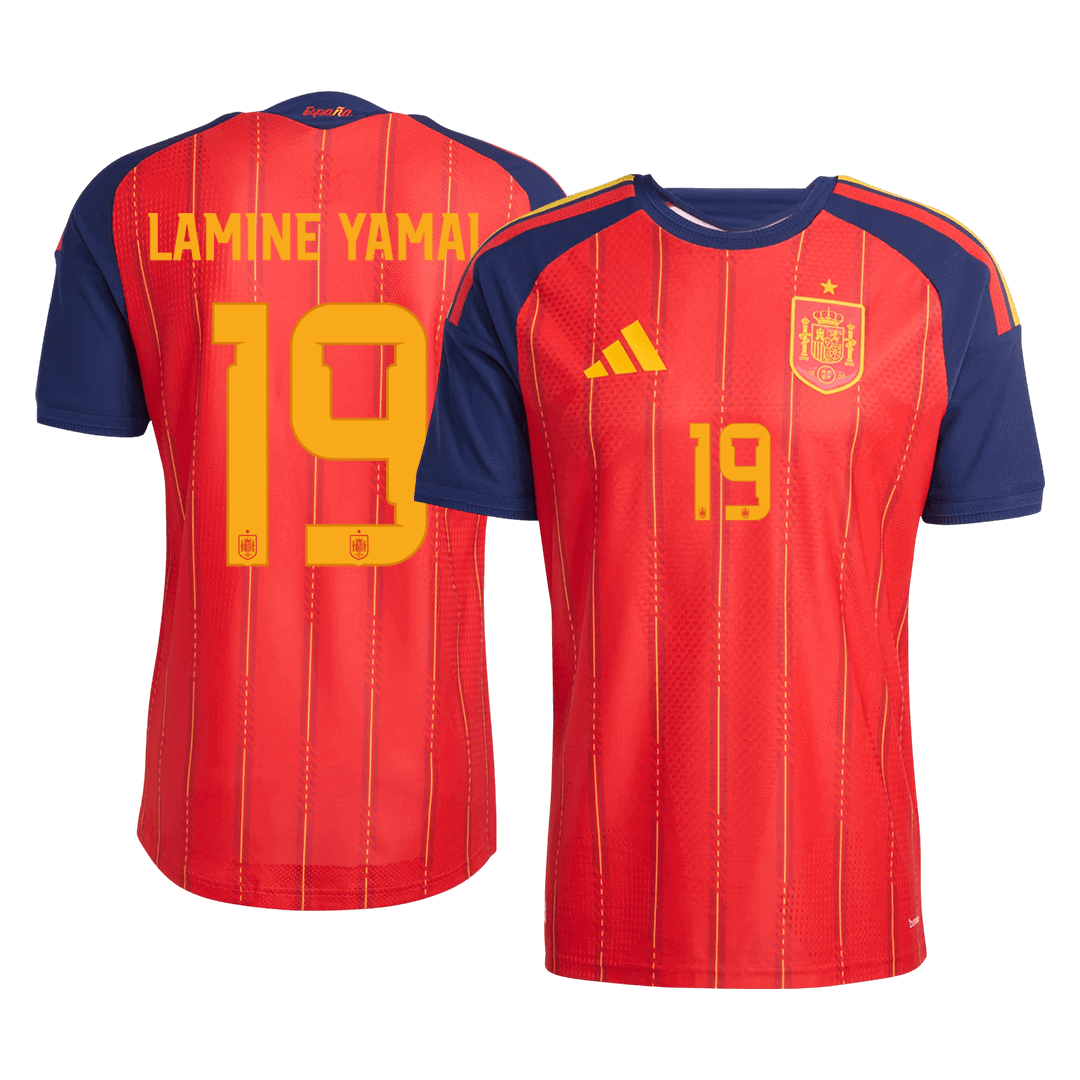 Player Version LAMINE YAMAL #19 Spain Home Soccer Jersey 2026