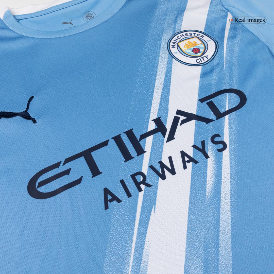 REIJNDERS #4 Manchester City Home Football Shirt 2025/26