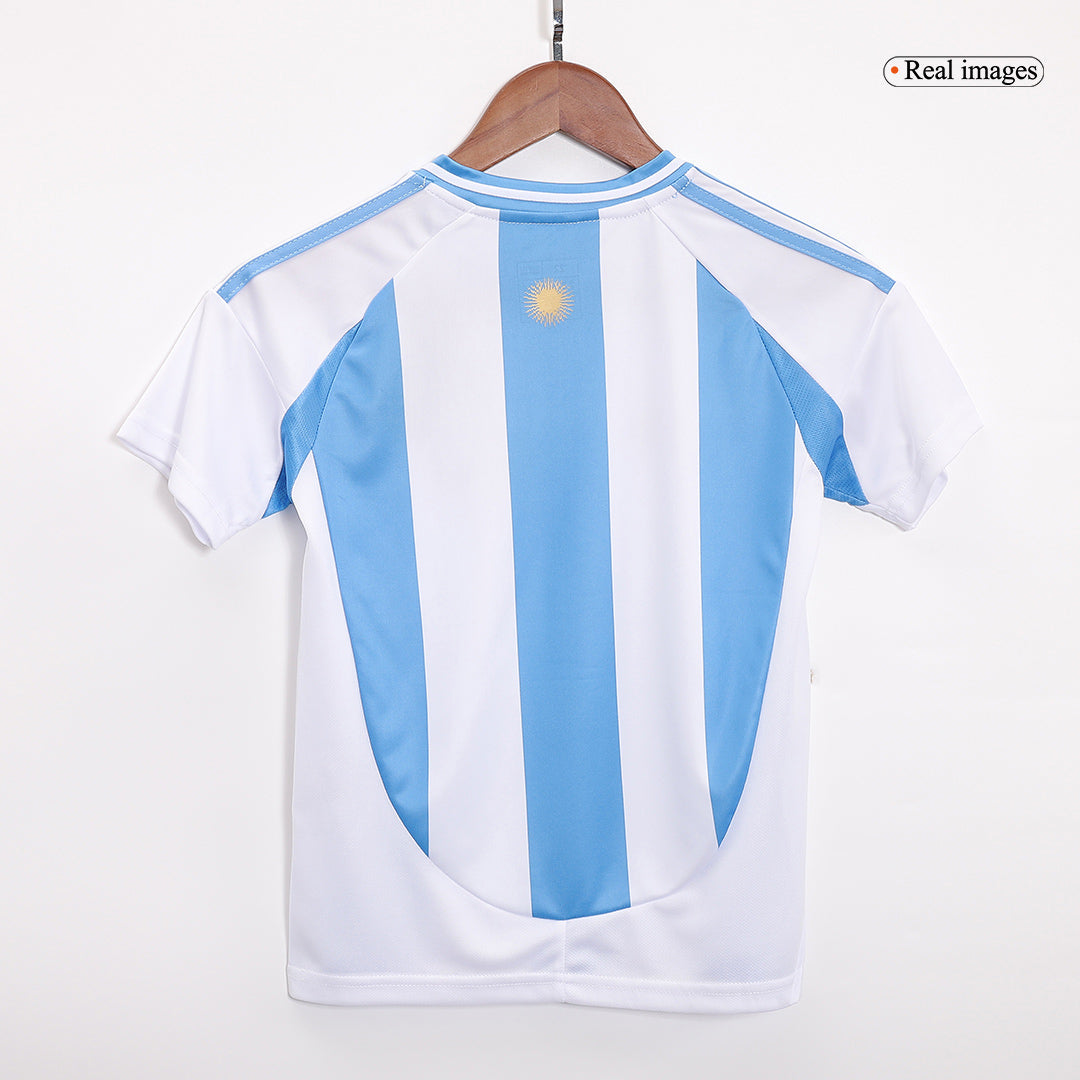 Kid's Argentina Home Football Shirt Kit(Jersey+Shorts+Socks) 2024