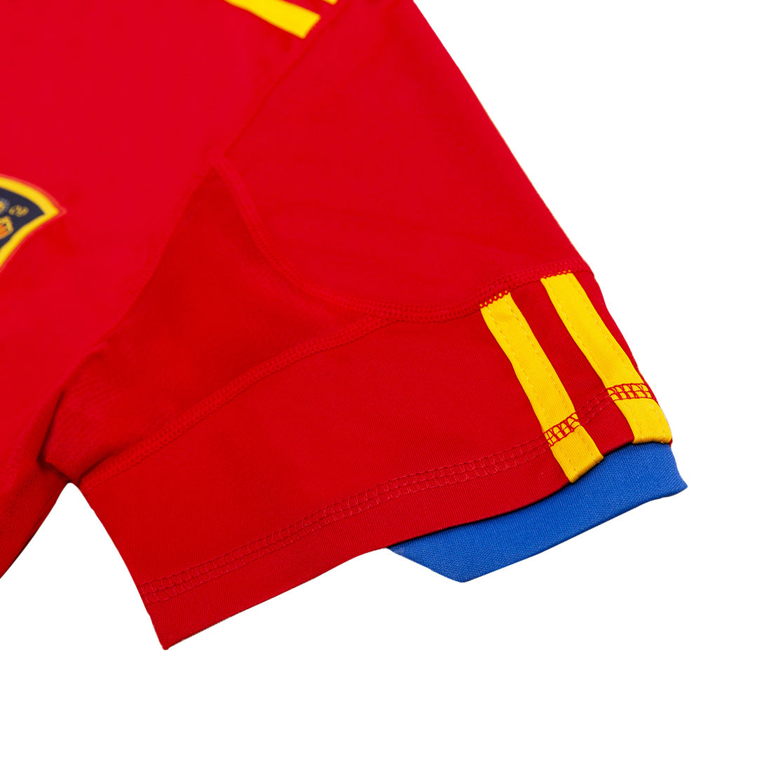 Retro DAVID VILLA #7 2010 Spain Home Football Shirt