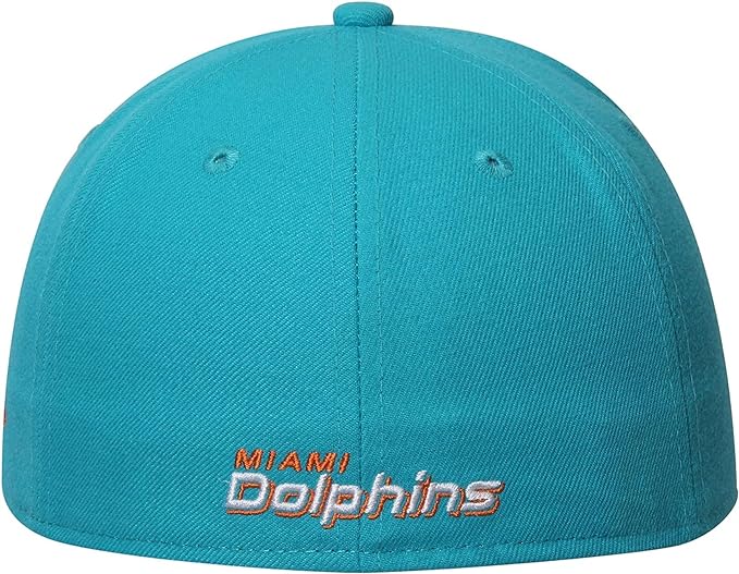 Men's Miami Dolphins New Era Teal Breeze Basic 59FIFTY Fitted Hat