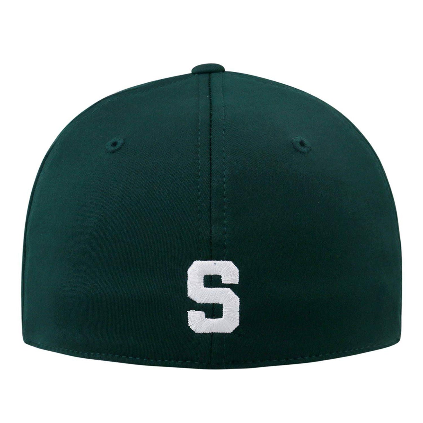 Michigan State Spartans NCAA TOW "Rails" Green One Fit Stretch Fit Performance Mesh Hat