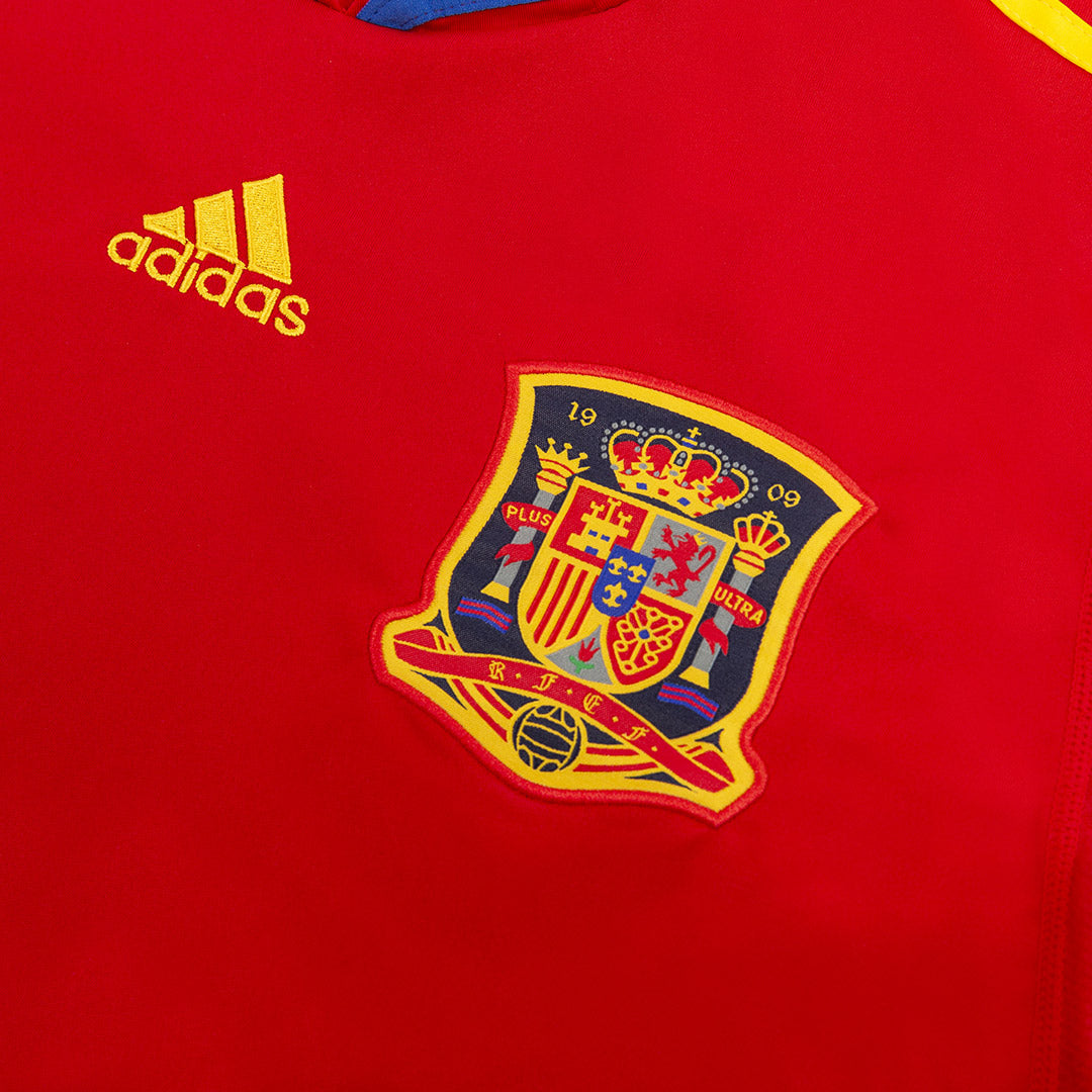 Retro SILVA #21 2010 Spain Home Football Shirt