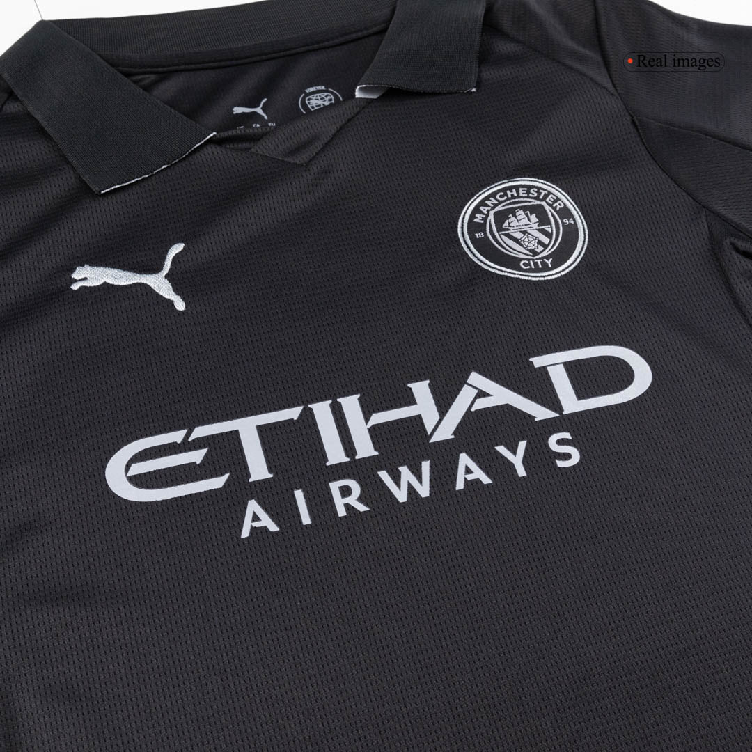 Kid's Manchester City Away Football Shirt Kit(Jersey+Shorts+Socks) 2025/26