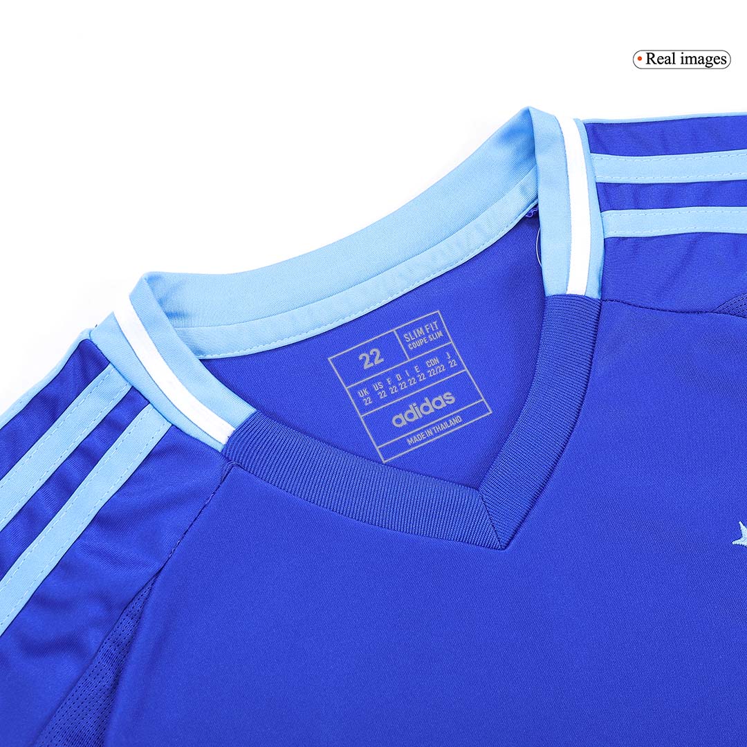 Kid's Argentina Away Football Shirt Kit(Jersey+Shorts+Socks) 2024