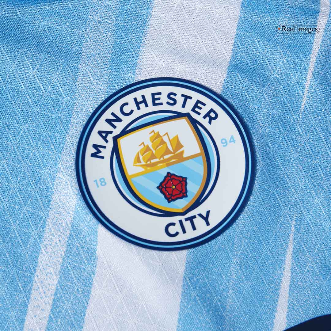 Player Version HAALAND #9 Manchester City Home Football Shirt 2025/26 Blue - Club World Cup