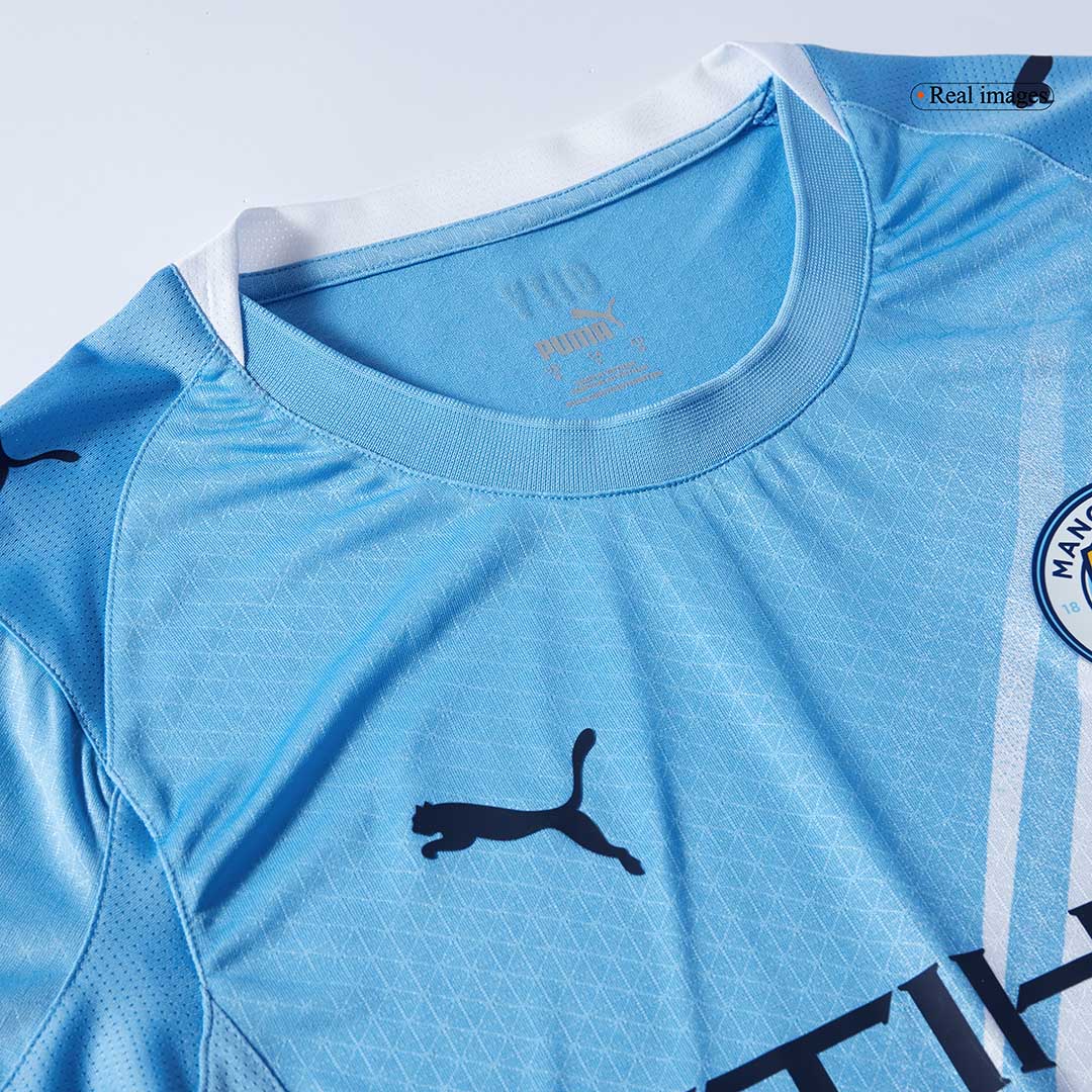 Player Version HAALAND #9 Manchester City Home Football Shirt 2025/26 Blue - Club World Cup