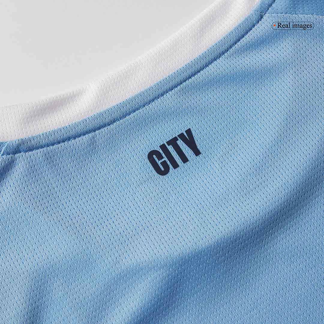 RODRIGO #16 Manchester City Home Football Shirt 2025/26 Blue - Club World Cup