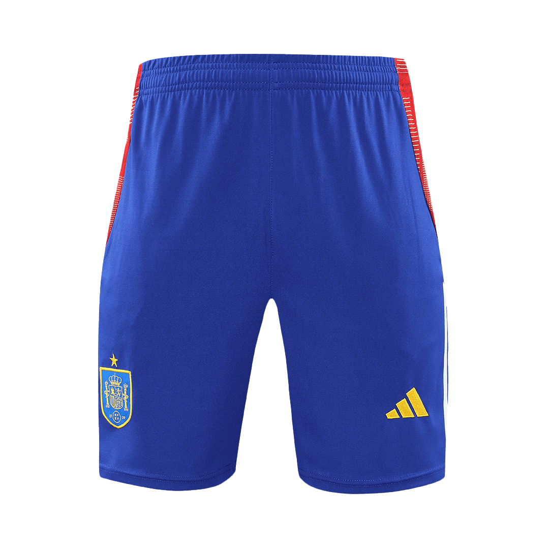Spain Pre-Match Football Shirt Kit(Jersey+Shorts) Euro 2024