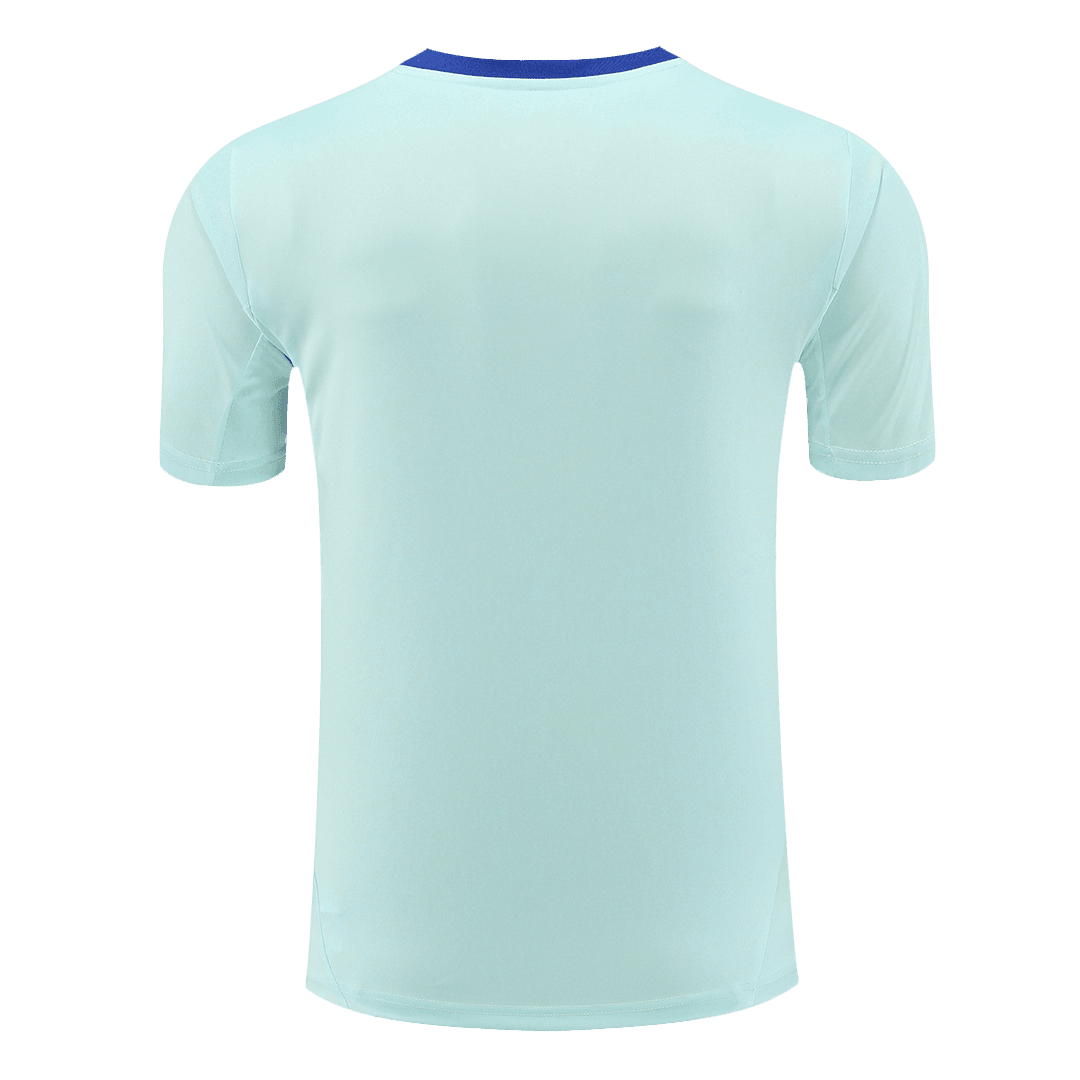 Spain Pre-Match Football Shirt Kit(Jersey+Shorts) Euro 2024