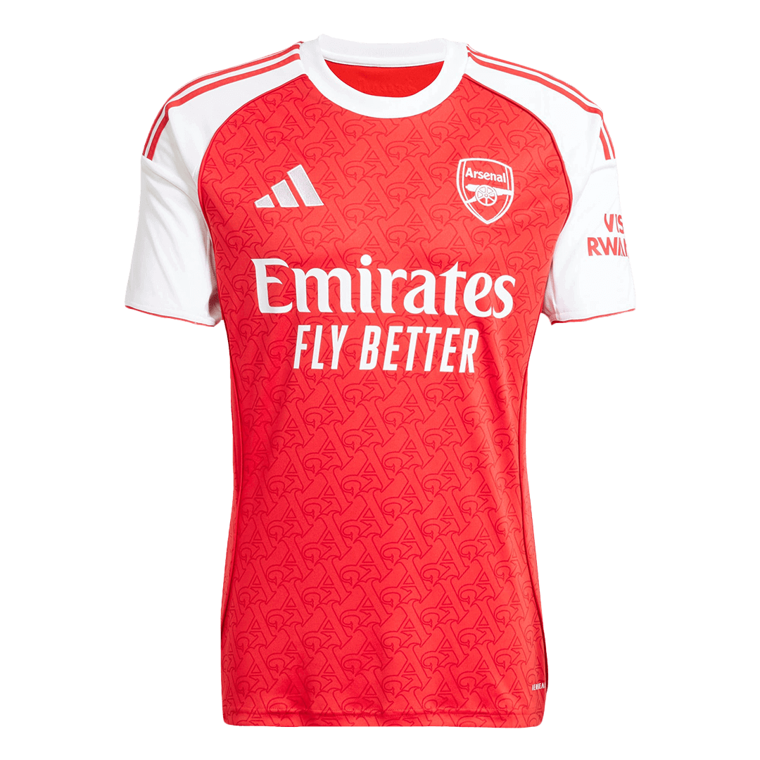SAKA #7 Arsenal Home Football Shirt 2025/26 Red