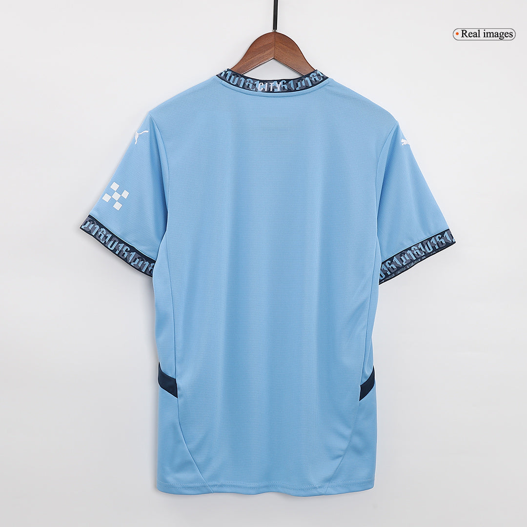 RODRIGO #16 Manchester City Home Football Shirt - UCL
