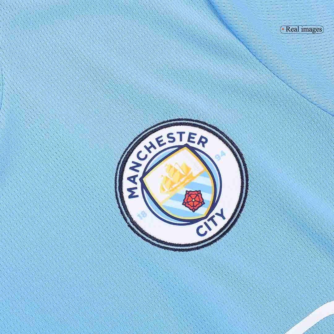 RODRIGO #16 Manchester City Home Football Shirt - UCL