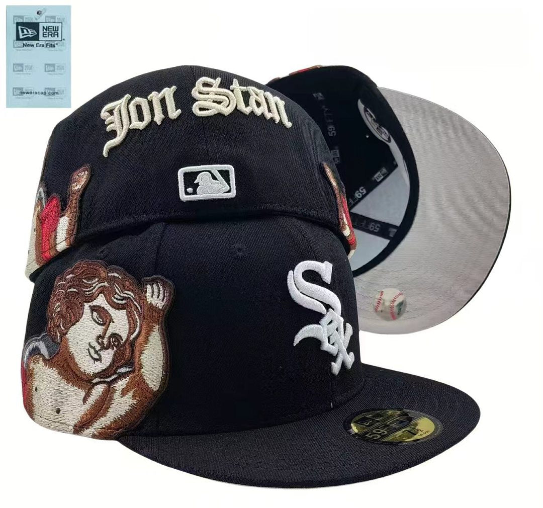 Chicago White Sox Side Logo embroidery Baseball Cap 59FIFTY -Fitted Hats