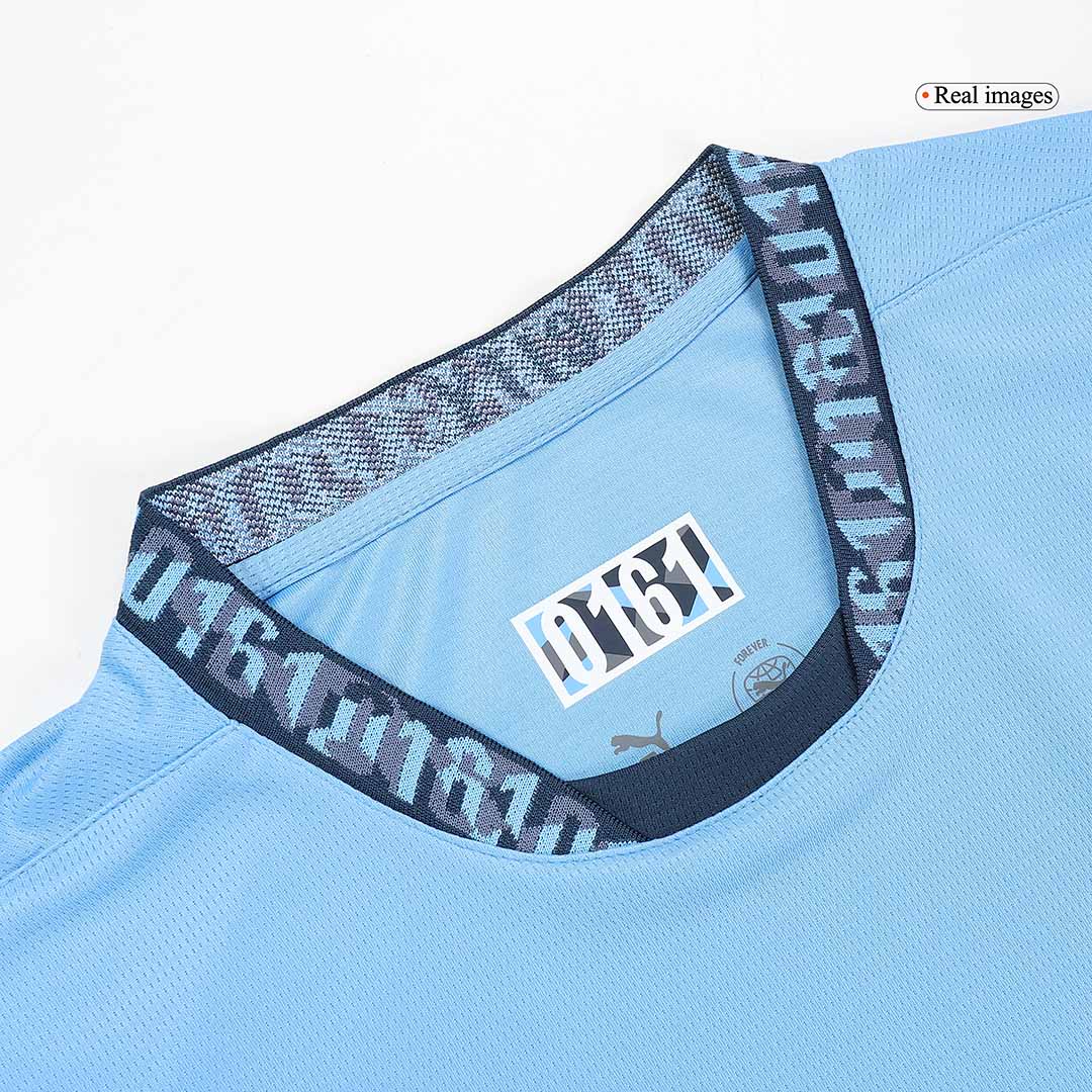 DE BRUYNE #17 Manchester City Home Football Shirt - UCL