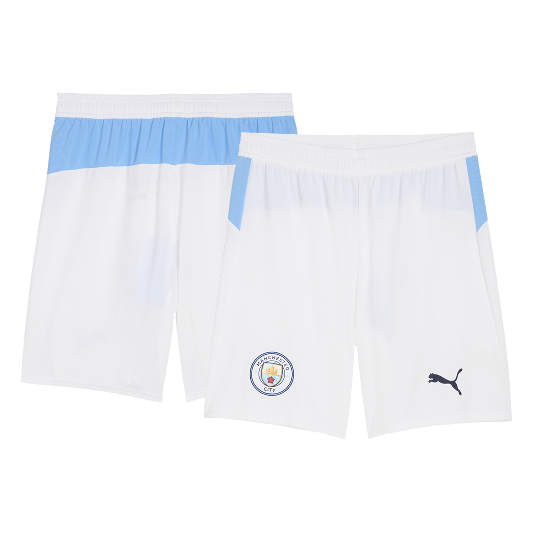 Manchester City Home Football Shorts 25/26 White
